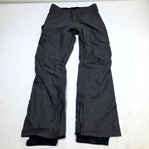 Burton Snowboard Pants Mens Small Gray DryRide Cargo Ski Winter Trousers S